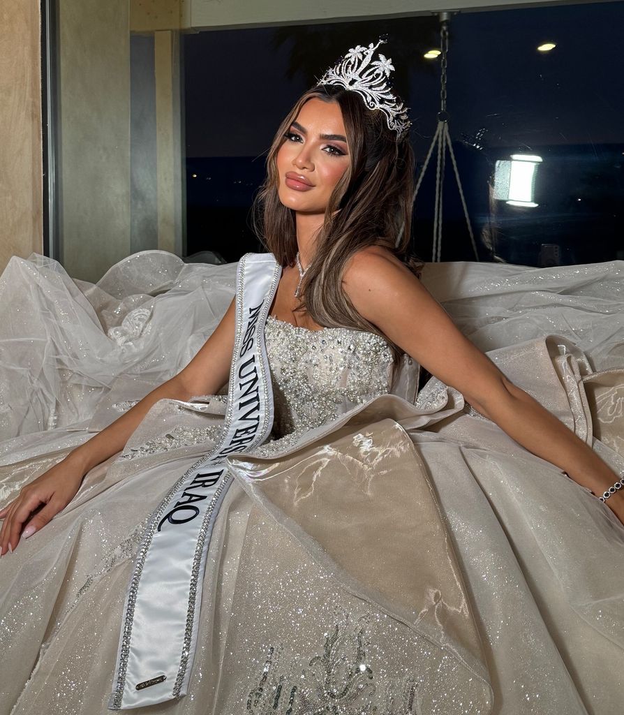 Miss Irak, Hanin Al Qoreishy, celebró. el triunfo de Fátima Bosch en Miss Universe