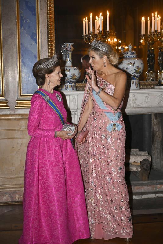 Cena de Estado en Suecia por la visita de los reyes Guillermo y Máxima
