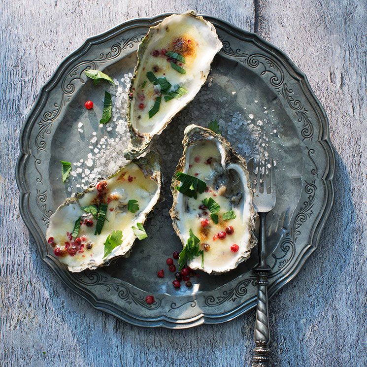 Ostras gratinadas