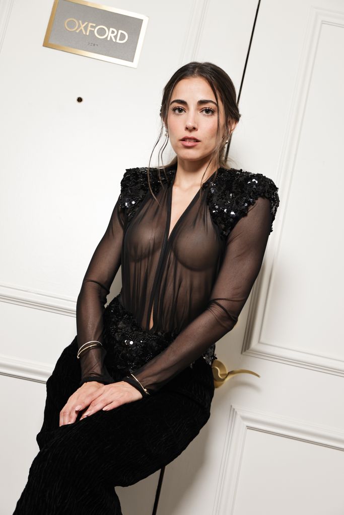 Yare Santana con un look de Alfredo Martínez.