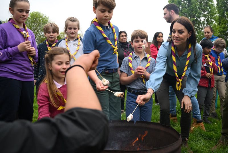 Kate Middleton y sus hijos