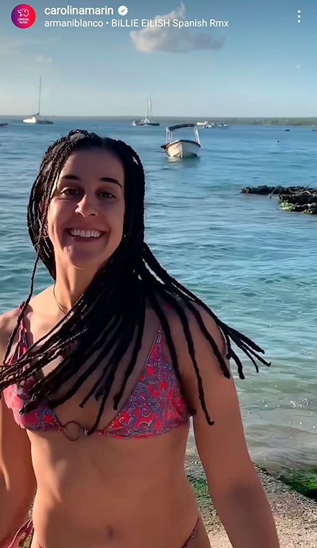 Marín en la playa