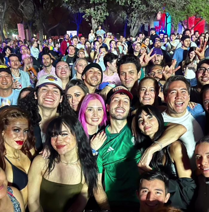 Aitana en el concierto de Sebastian Yatra en Monterrey