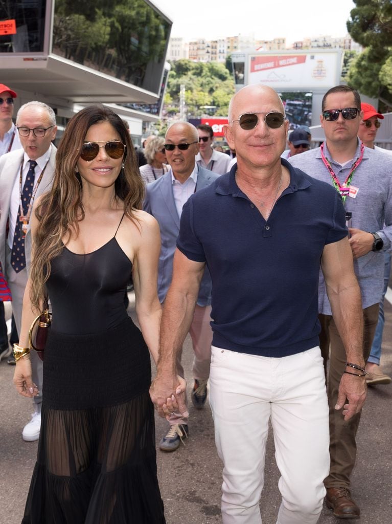 Lauren Sánchez y Jeff Bezos 