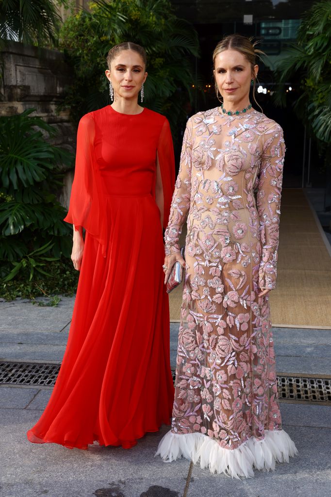 Electra y Eugenie Niarchos, ayer en el Bal d’Été