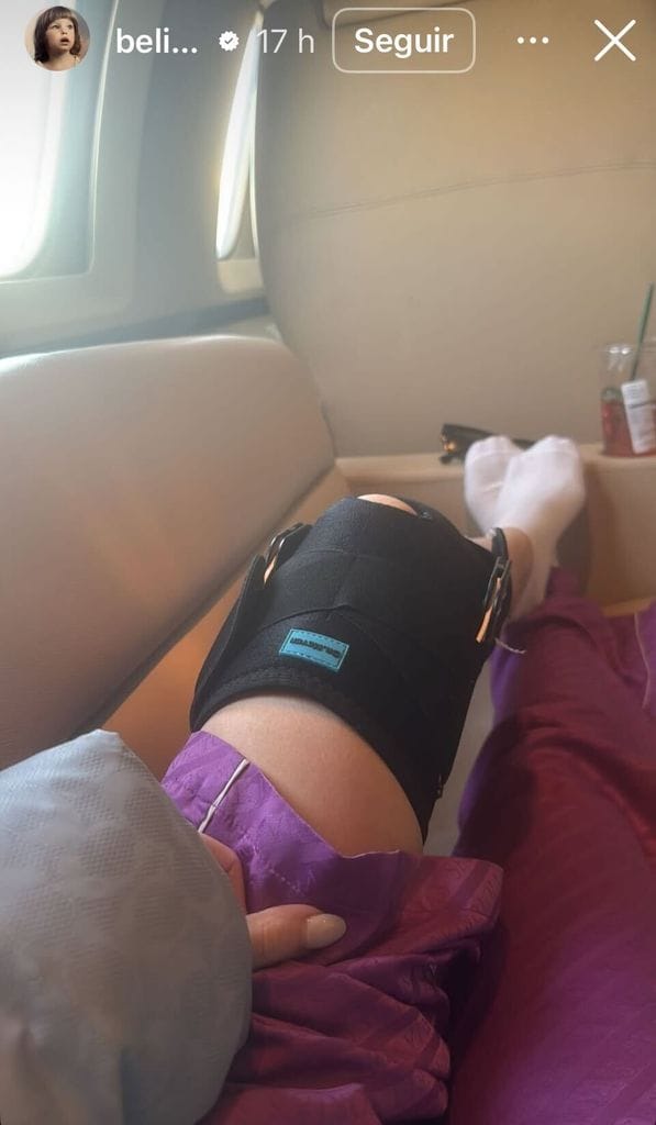 Belinda asegura tener miedo de operarse la rodilla
