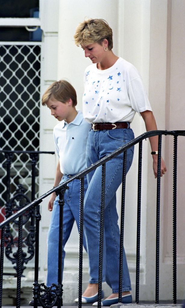 princess diana and prince william sighting london