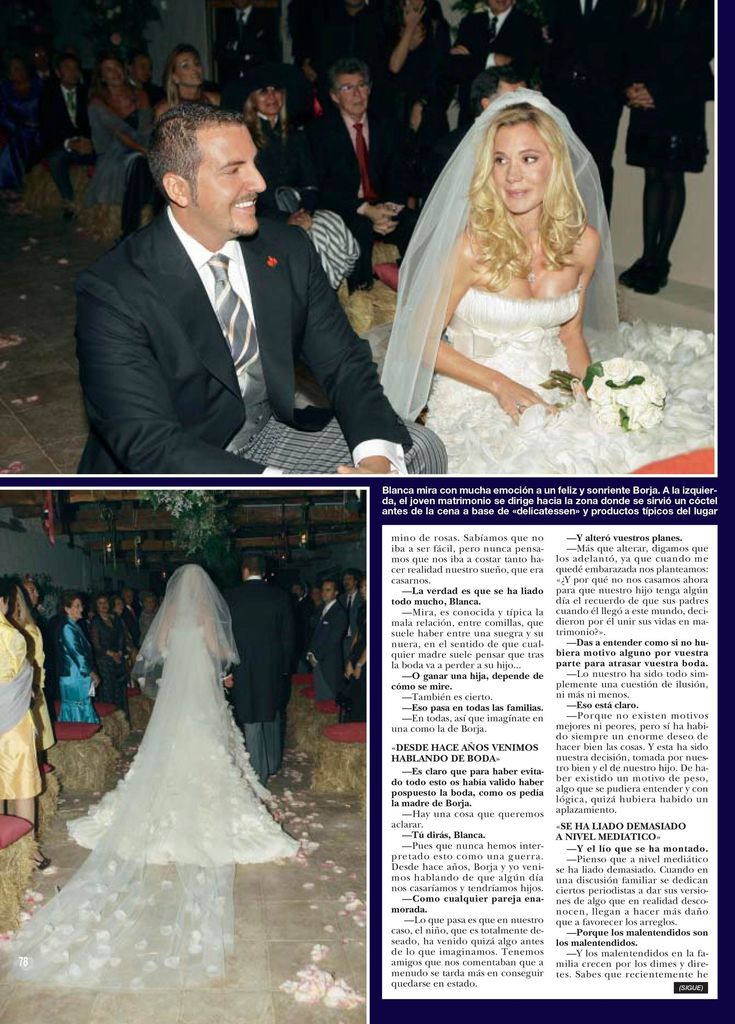 Blanca Cuesta boda HOLA PLUS