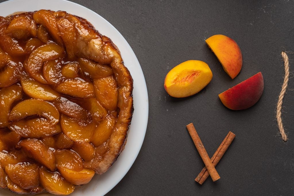 Tatin de melocotón