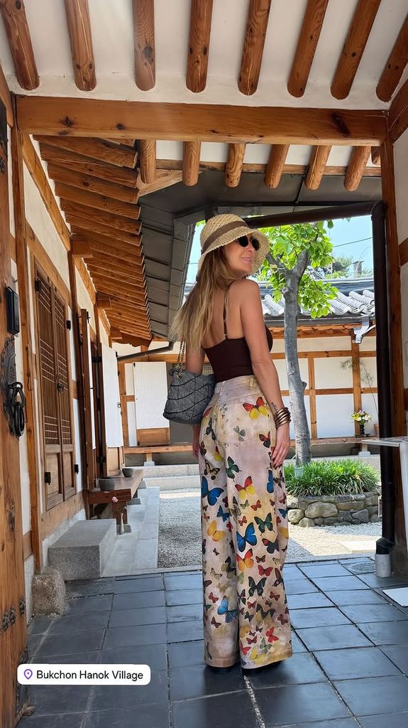 Geraldine Bazán, enamorada de Seúl