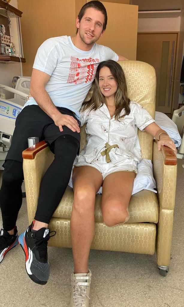 Daniella Alvarez shares picture of her leg amputation recovery