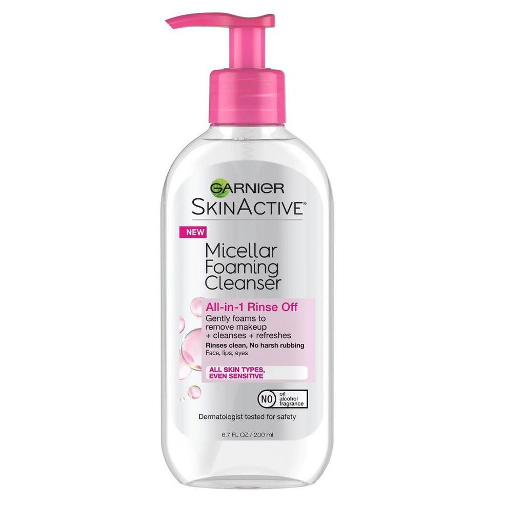 garnier skinactive micellar foaming cleanser