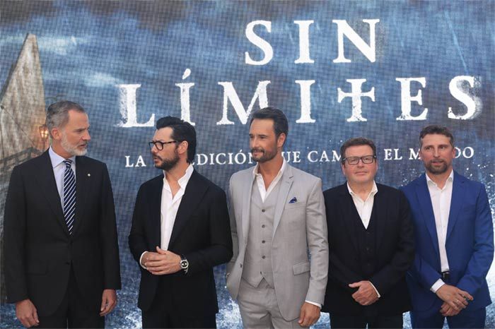 El rey Felipe en el estreno de 'Sin límites'