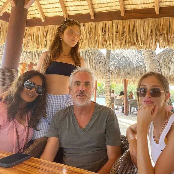 Salma Hayek junto a Mathilde Pinault