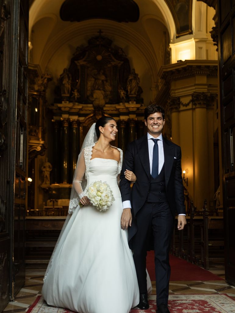Álvaro y Carla, el día de su boda en Madrid
