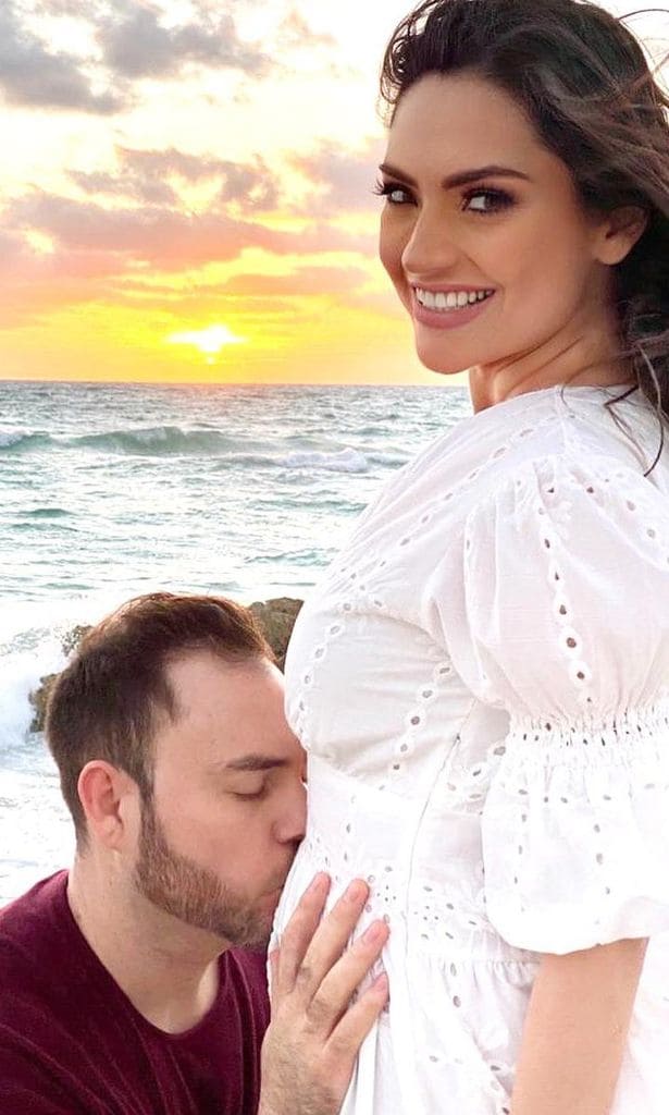 Michelle Galván embarazada