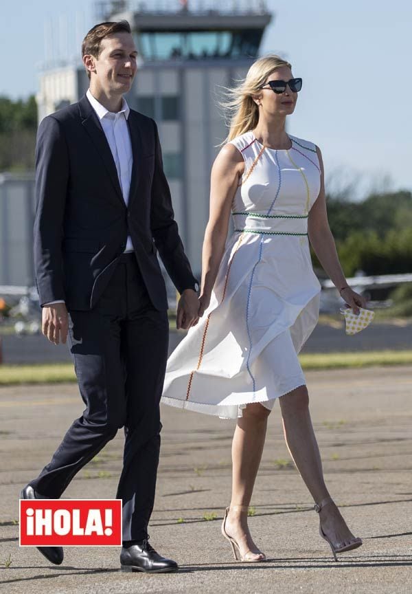Ivanka Trump con vestido midi