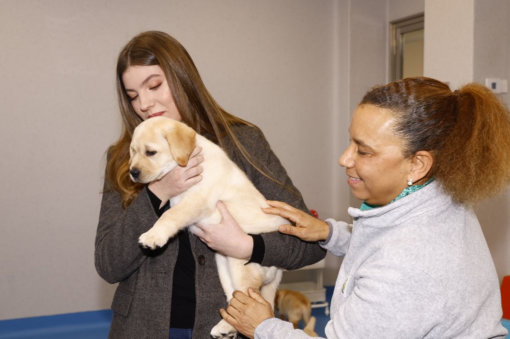 La infanta Sofía en un acto de ONCE