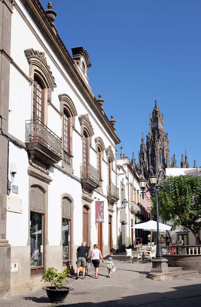 Casco histórico de Arucas en Gran Canaria