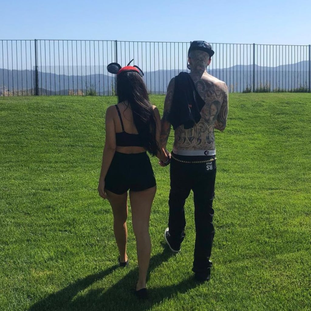 Kourtney Kardashian and Travis Barker
