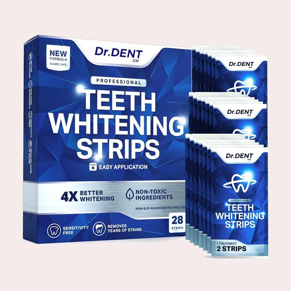 EL BLANQUEADOR DENTAL MÁS POPULAR DE AMAZON: Tiras blanqueadoras de dientes DrDent Premium