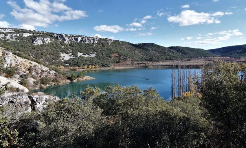Paisaje en la laguna de Tobar en Beteta.