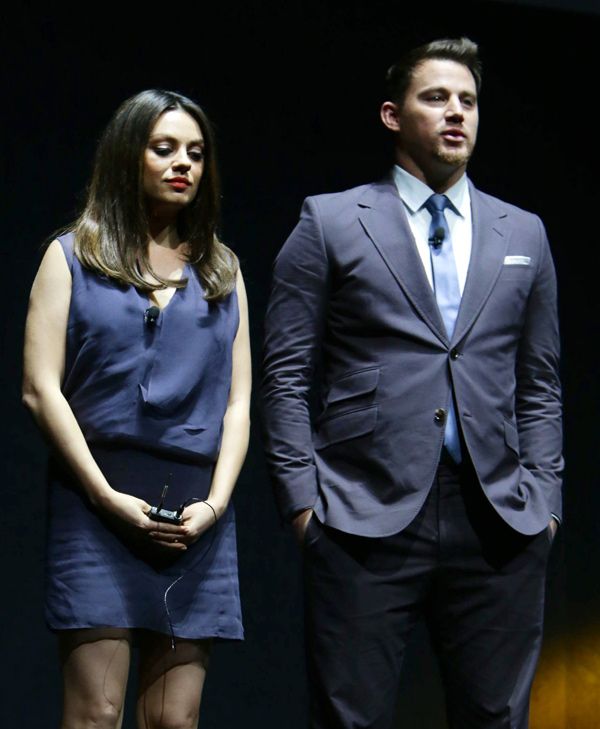 Mila Kunis junto a Channing Tatum