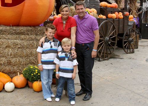 PortAventura ya se prepara para la noche de Halloween y Coral Bistuer y su familia estuvieron rodeados de calabazas