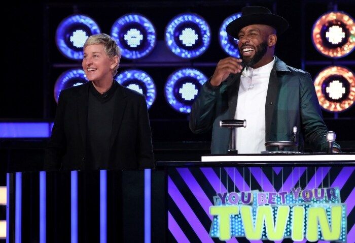 Ellen DeGeneres y Stephen tWitch Boss