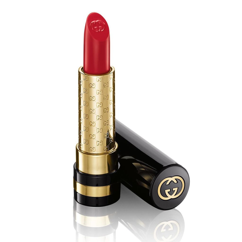labial audacious color intense lipstick in iconic red de gucci