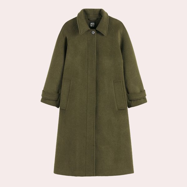 Abrigo en mezcla de lana, Signature ISIDORE