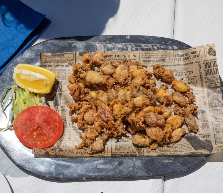 Puntillitas fritas a la andaluza