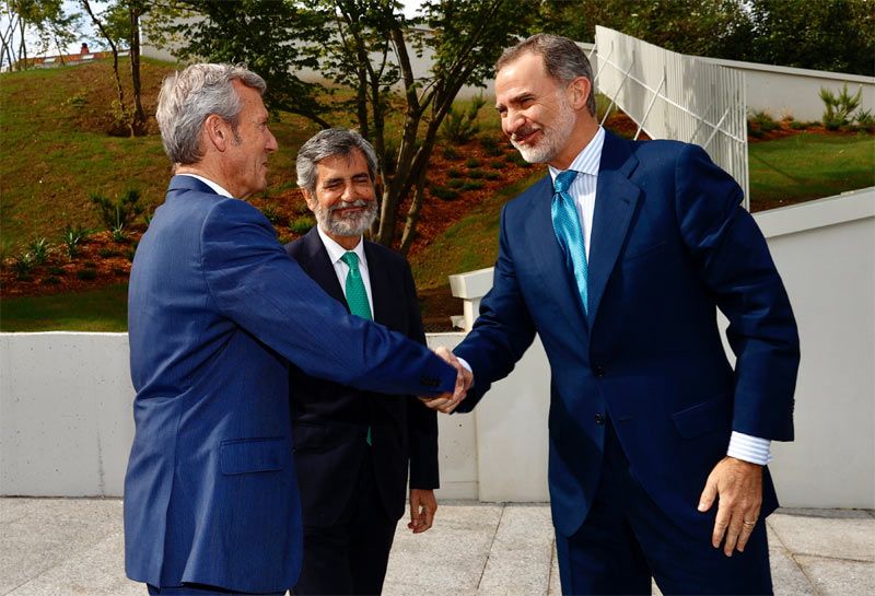 El rey Felipe en la inauguración de la Ciudad de la Justicia de Vigo