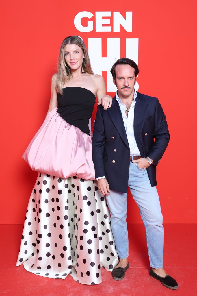 Crys Dyaz y Fabio Encinar, en la alfombra roja de los Premios GEN ¡H!, celebrados en Las Ventas este martes 22 de septiembre, en Madrid