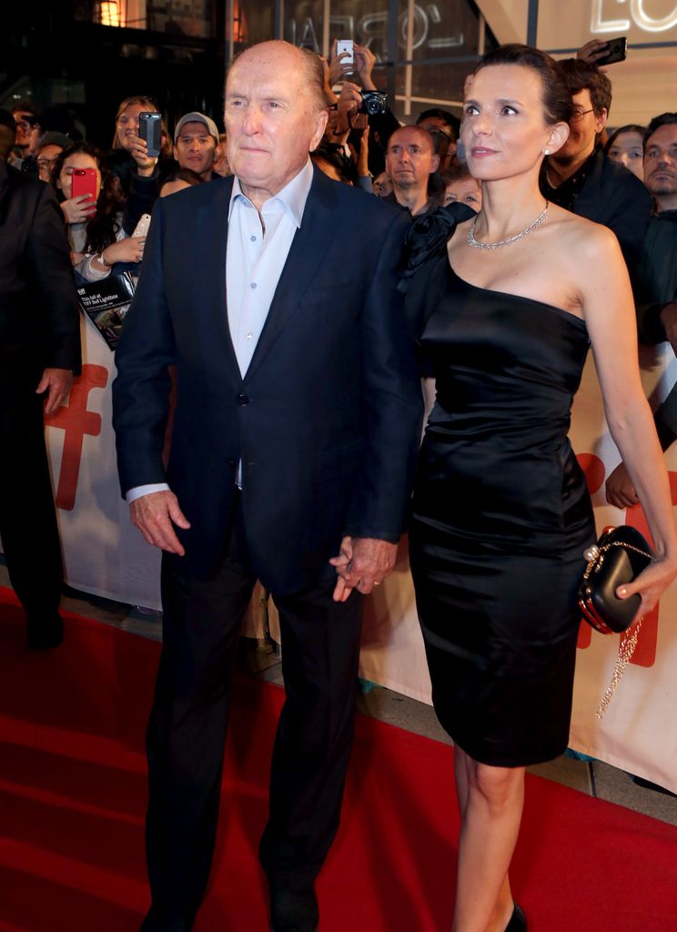 Robert Duvall y su esposa Luciana en el Toronto International Film Festival, en 2018.