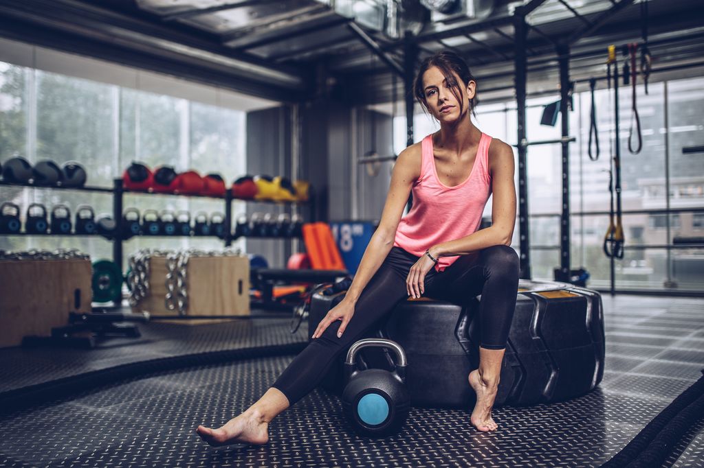Ejercicio con kettlebell 