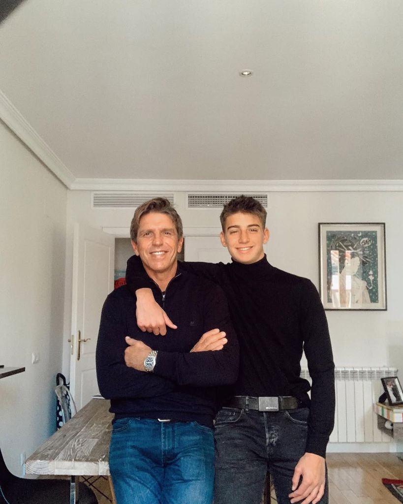 Manuel Díaz El Cordobés y su hijo Manuel, de 21 años