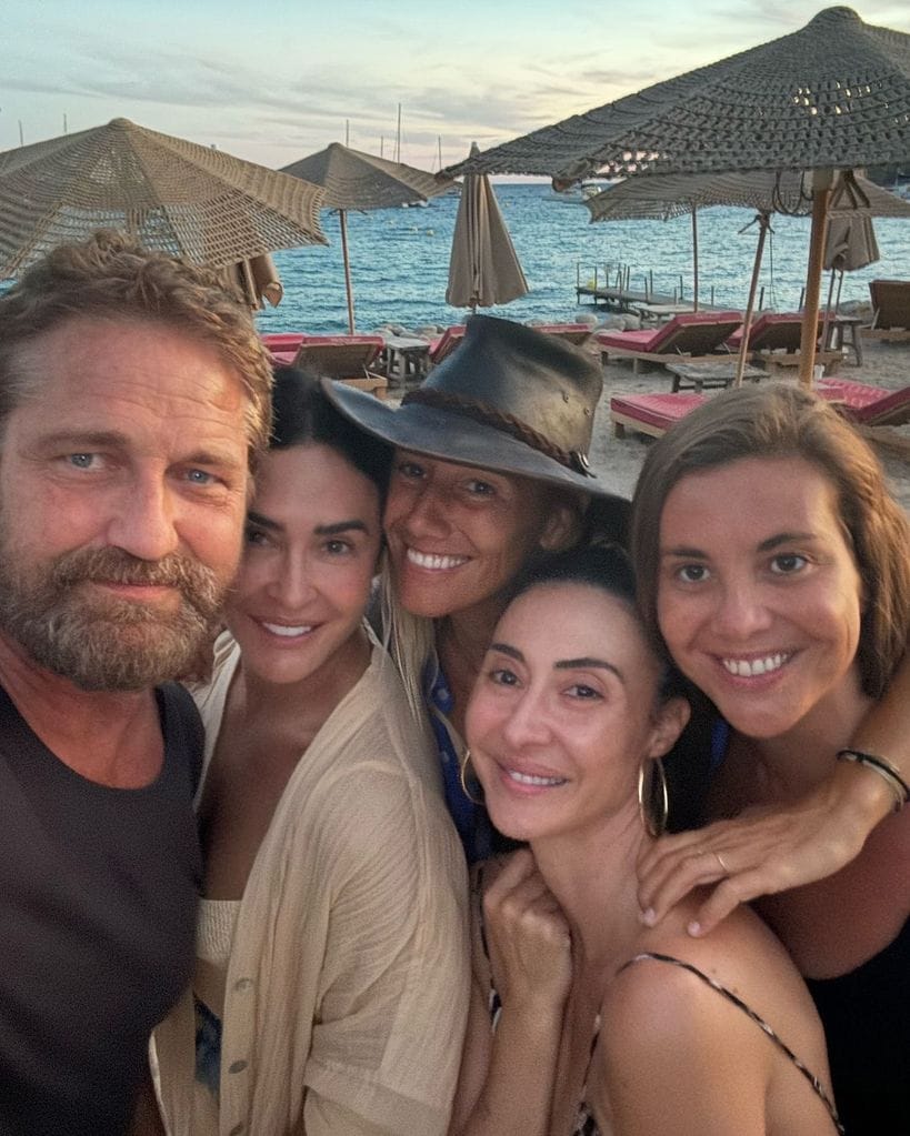 Vicky Martín Berrocal y Gerard Butler