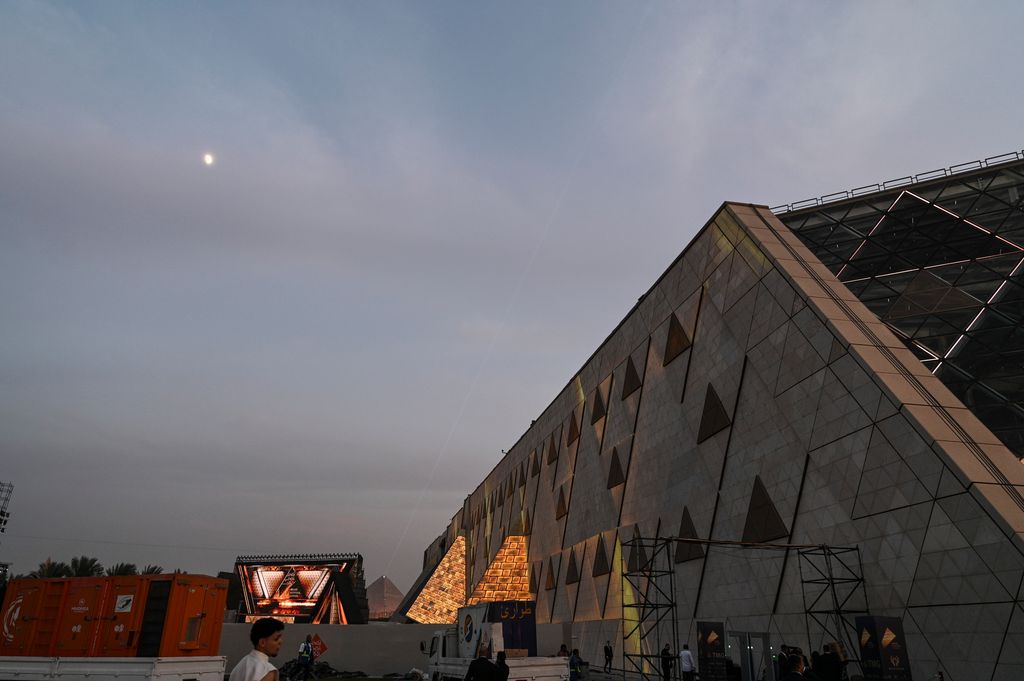 La vista exterior del GEM, en El Cairo