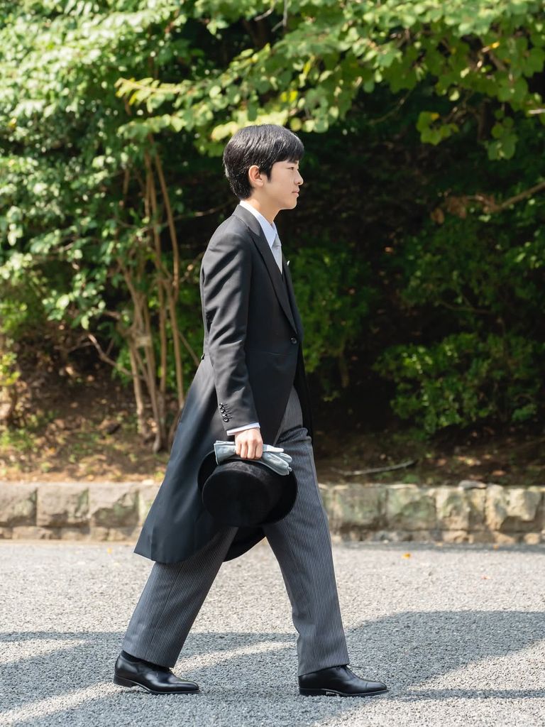 Hisahito de Japón en las celebraciones por su mayoría de edad