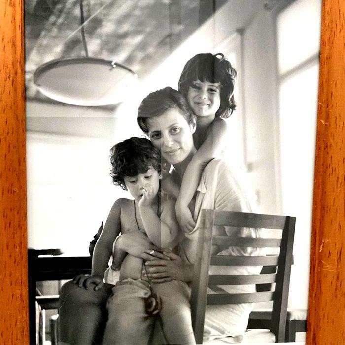 Aitana Sánchez-Gijón y sus hijos