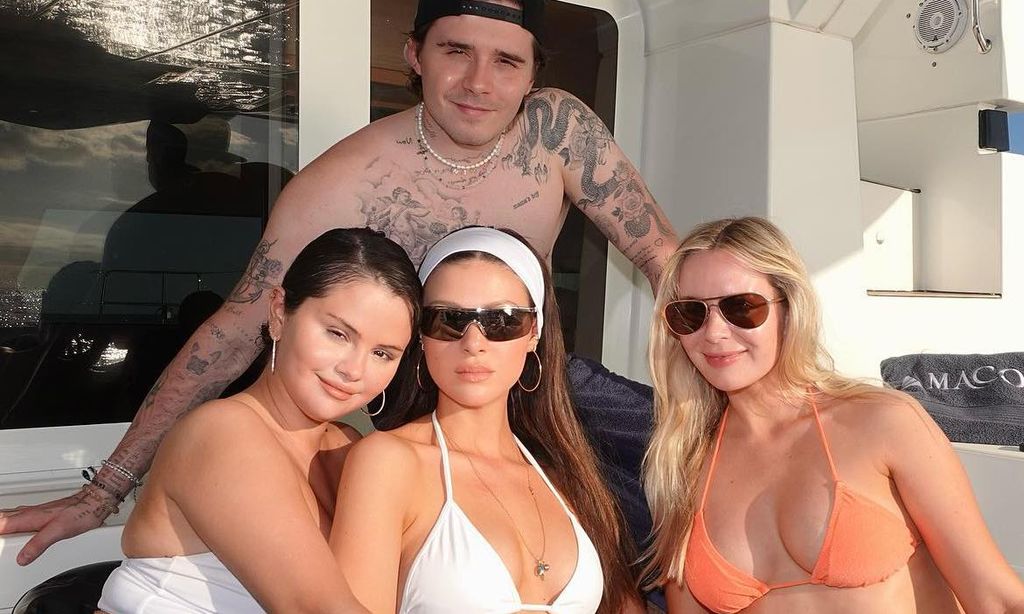 brooklyn beckham nicola peltz y selena gomez