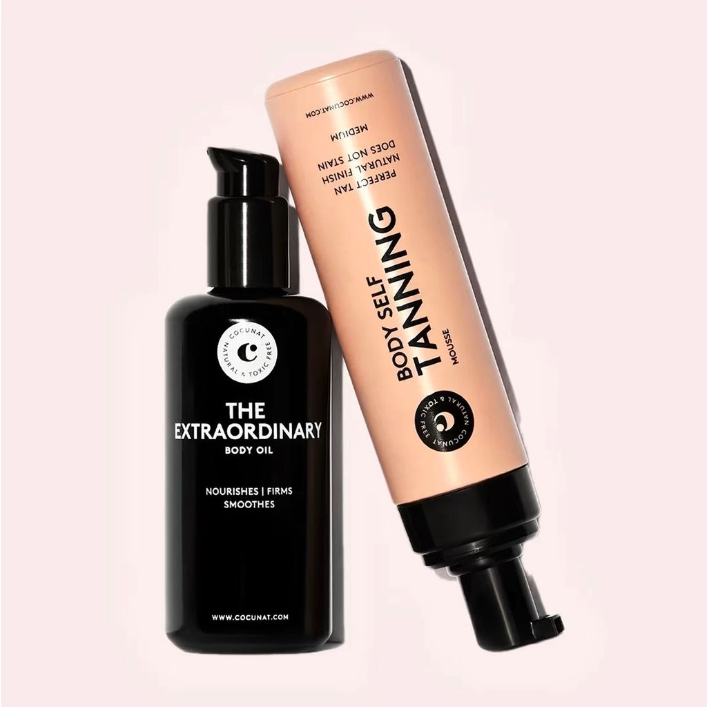 Autobronceador y aceite corporal de COCUNAT