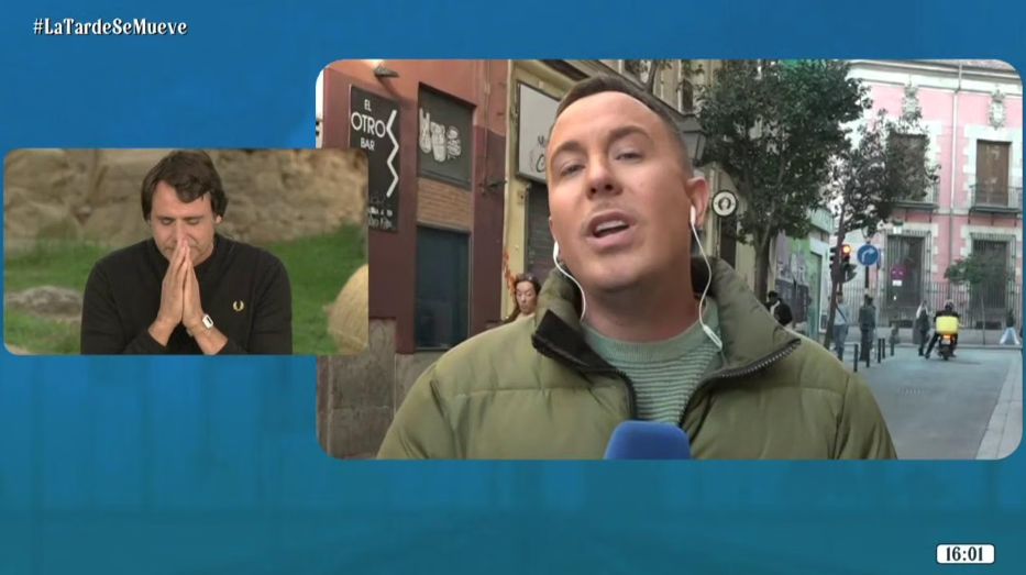Ion Aramendi comunica en directo el fallecimiento de Raúl Triguero