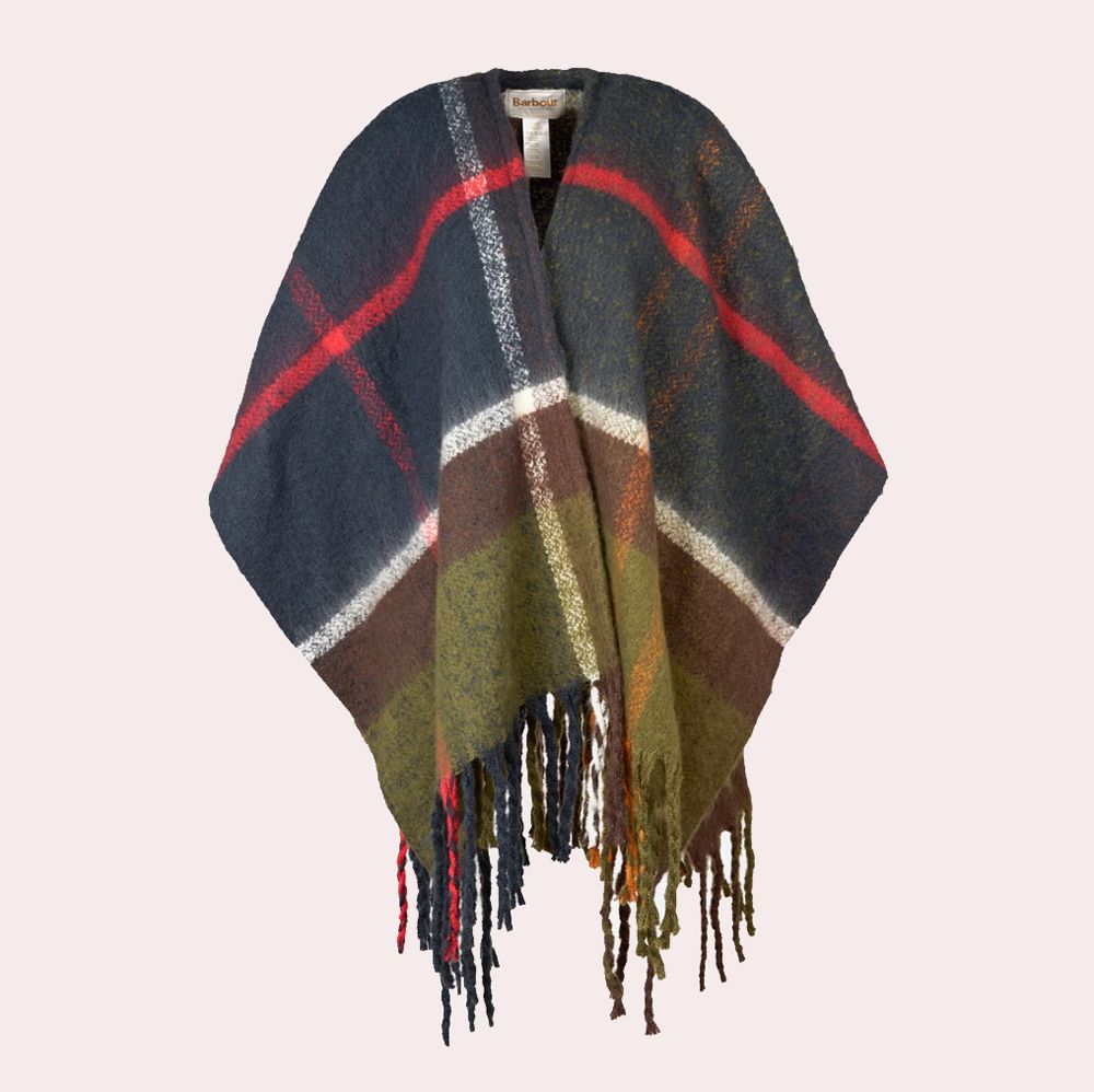 Capa de cuadros tartán en tonos oscuros - Barbour - Multicolor