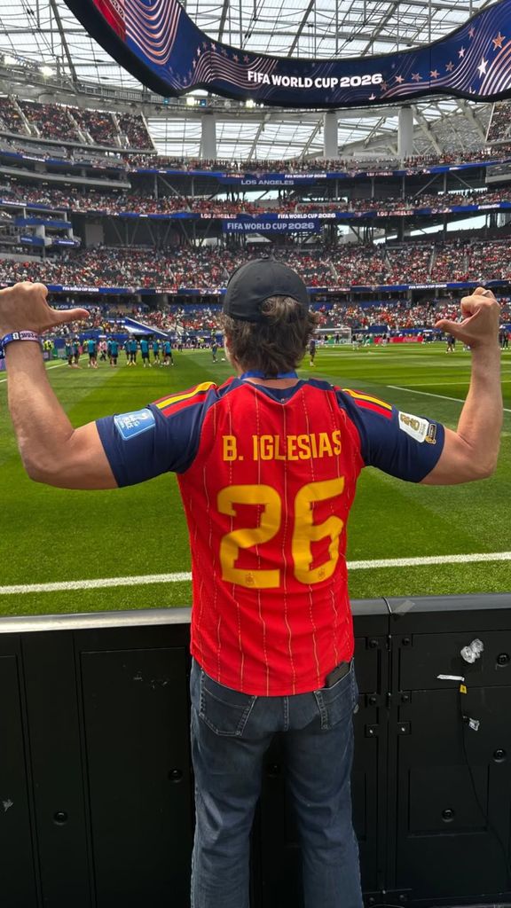 Javier Bardem lució la camiseta de Borja Iglesias