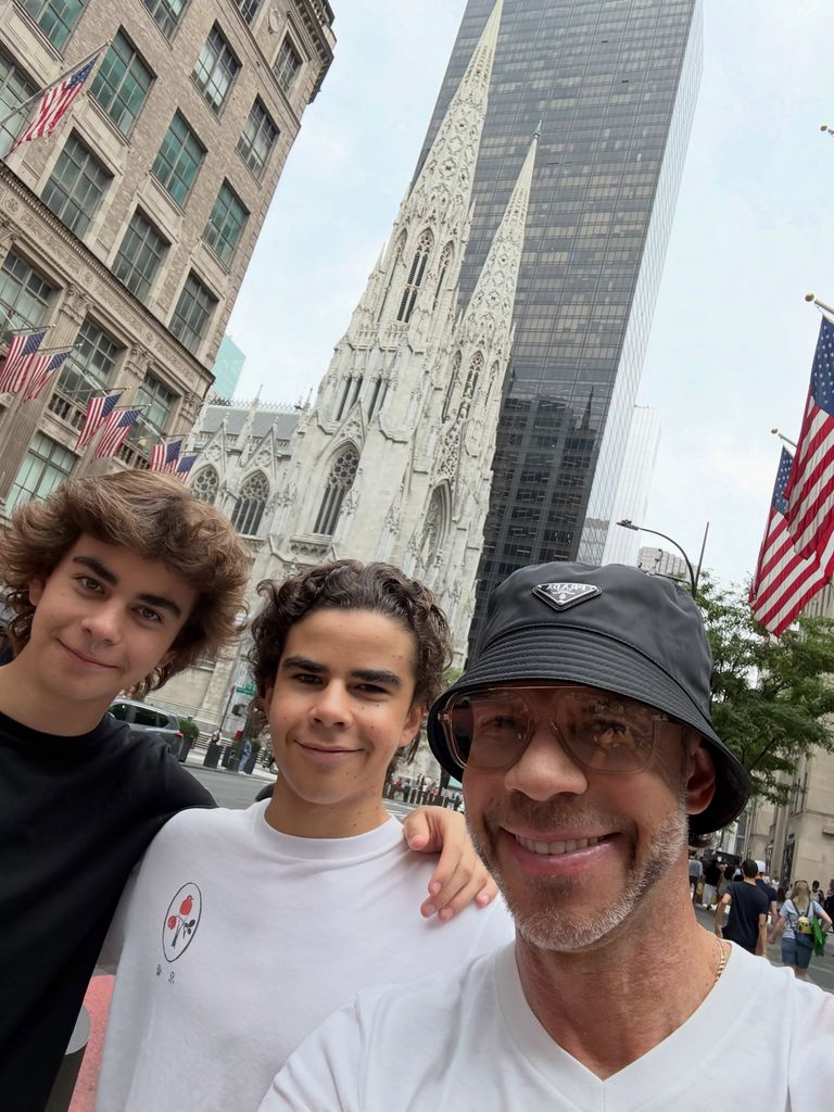 'Zague' disfrutó de un verano soñado con sus hijos en Nueva York.