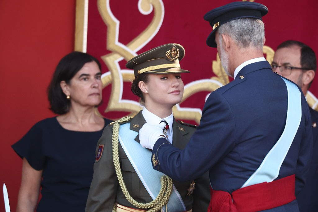 Leonor tuvo un pequeño percance momentos antes de la ceremonia