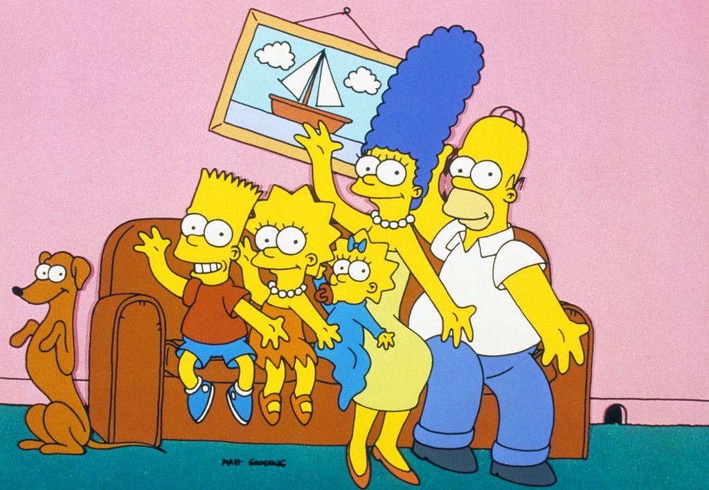 Los protagonistas de la serie en un episodio de Los Simpson