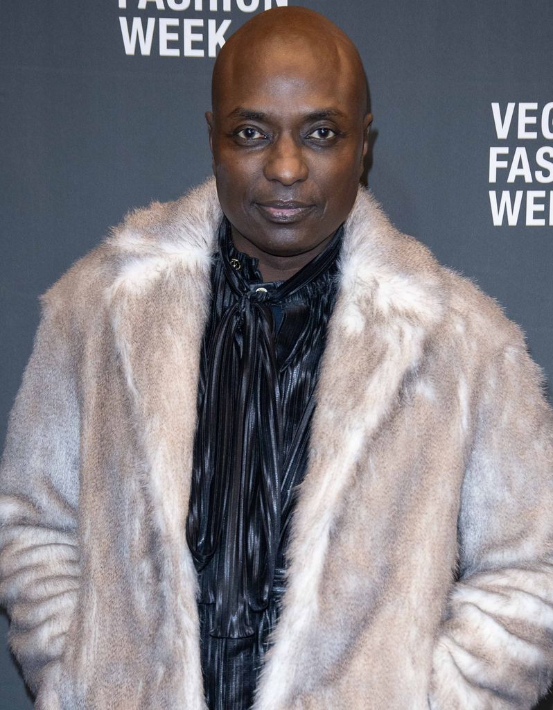 Durek Verrett en la Vegan Fashion Week, en Los Ángeles, el 11 de marzo de 2025.